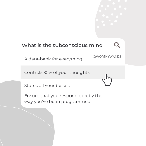 Reprogramming the subconscious mind